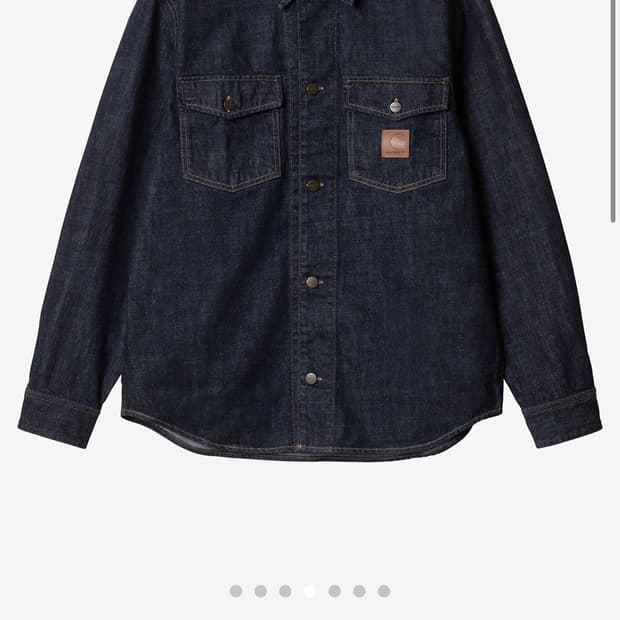 칼하트 데님 자켓 / 칼하트 아우터 / Lincoln Shirt Jac 