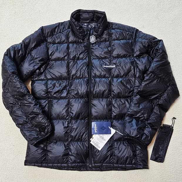 몽벨(Montbell) 슈페리어 다운 자켓 블랙 XL 