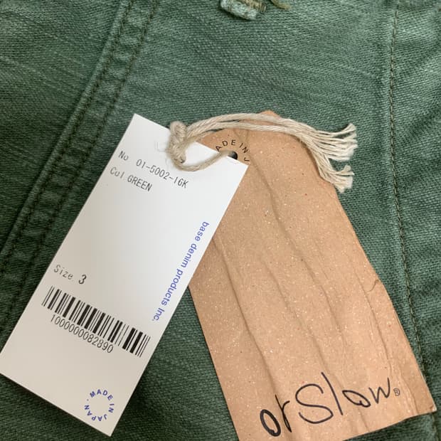 오어슬로우 퍼티그 3사이즈