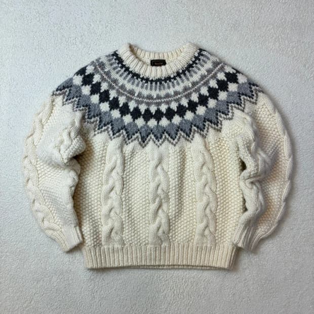 Botany 70's 헤비 뉴울 니트 PN5926