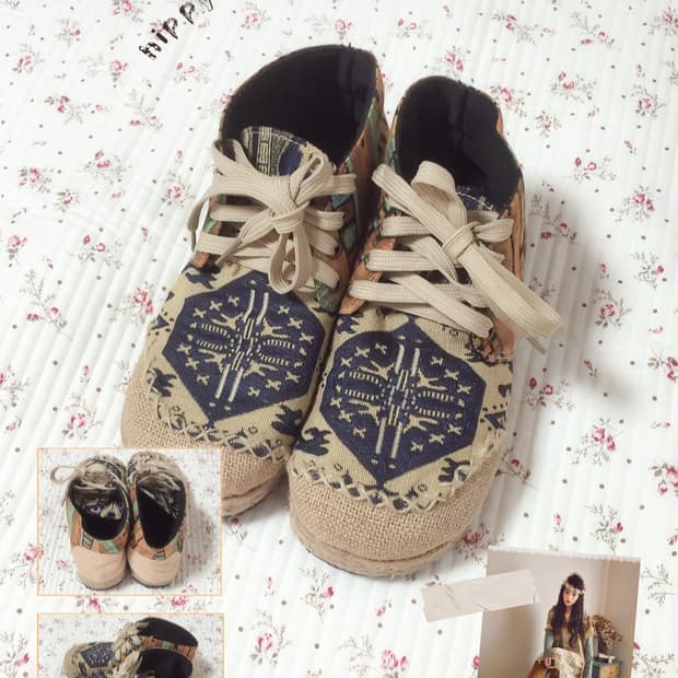 빈티지 히피에스닉 신발