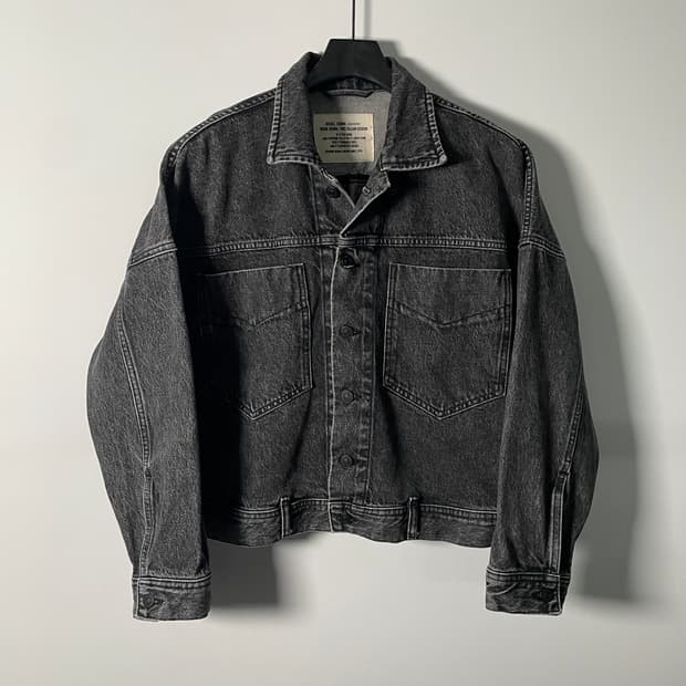 디젤 버튼 흑청 데님자켓 (on.29)  