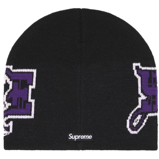 슈프림 뉴에라 아웃라인 비니 블랙 - 25FW