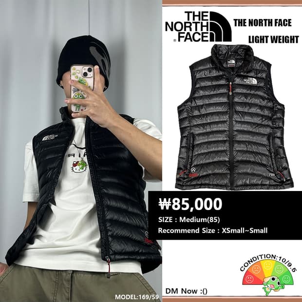 <노스페이스 700 써밋 경량패딩 베스트> No.1332