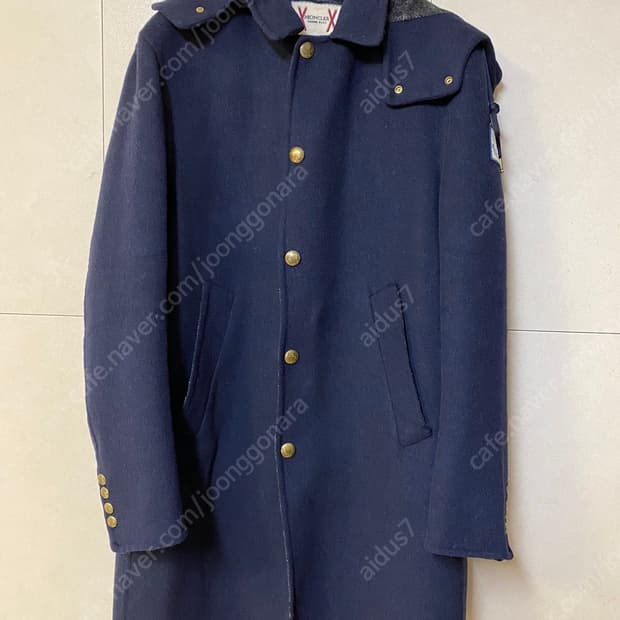 몽클레어 남성 감마블루 울코트 내피 탈부착