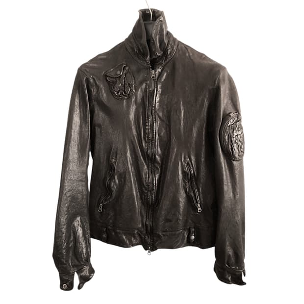 사쥬드크레 램스킨 시보 싱글 라이더 자켓