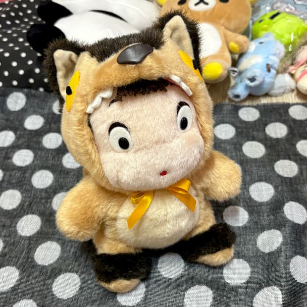 일본정품 지브리 이웃집 토토로 고양이버스 메이 인형 빈티지인형