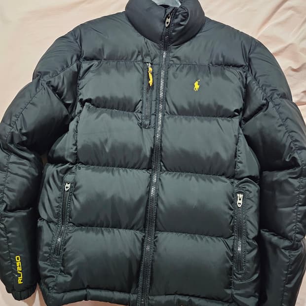 폴로 랄프로렌 블랙 다운패딩   100-105