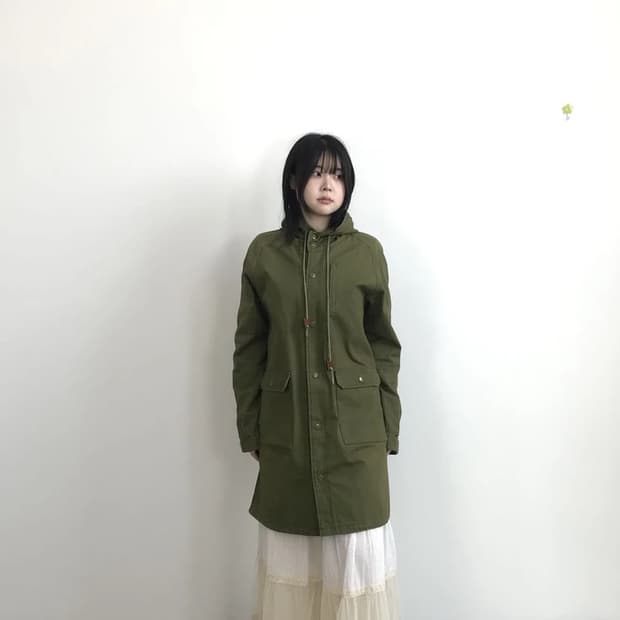 Revo Hooded Field Coat Olive