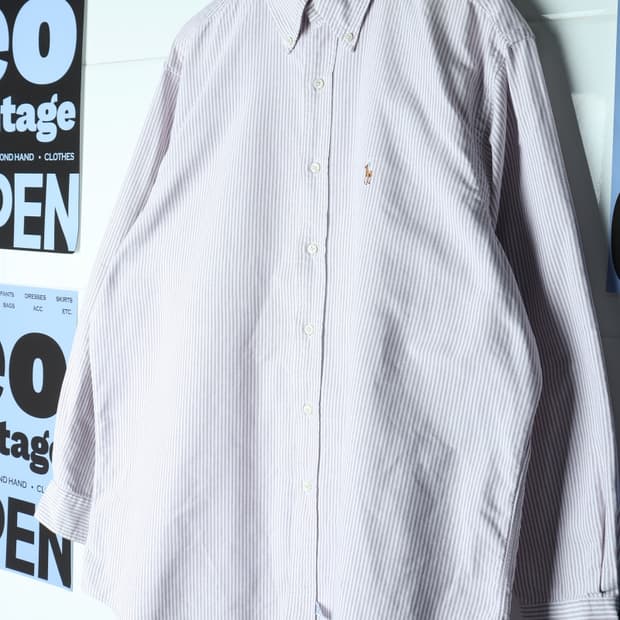 (XL-2XL) 폴로 랄프로렌 셔츠 남방 90S 년대 USA-H33303