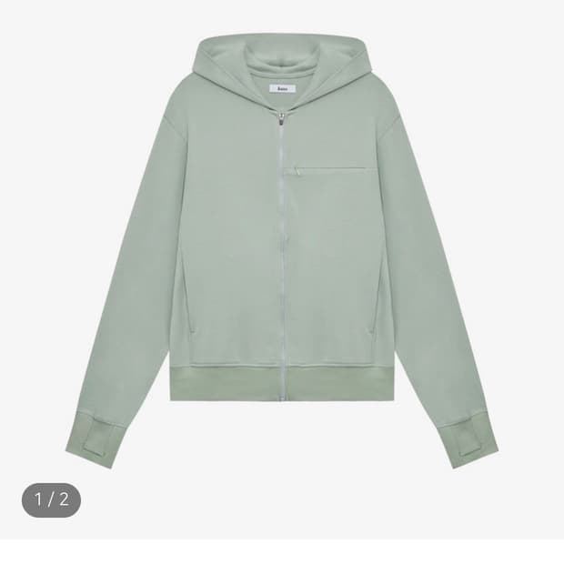Asien Layer Zip Hoodie Ⅱ Mint  1사이즈