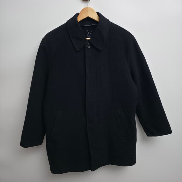 [M] 입생로랑 블랙 울 코트
