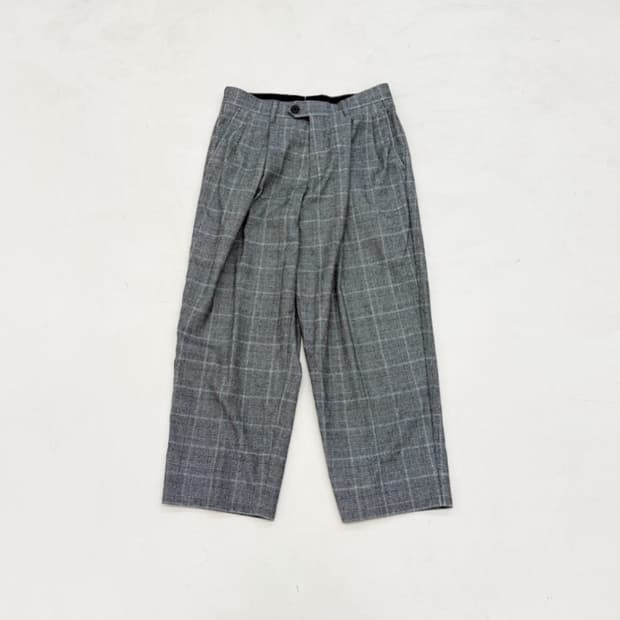 요코 사카모토 체크 팬츠