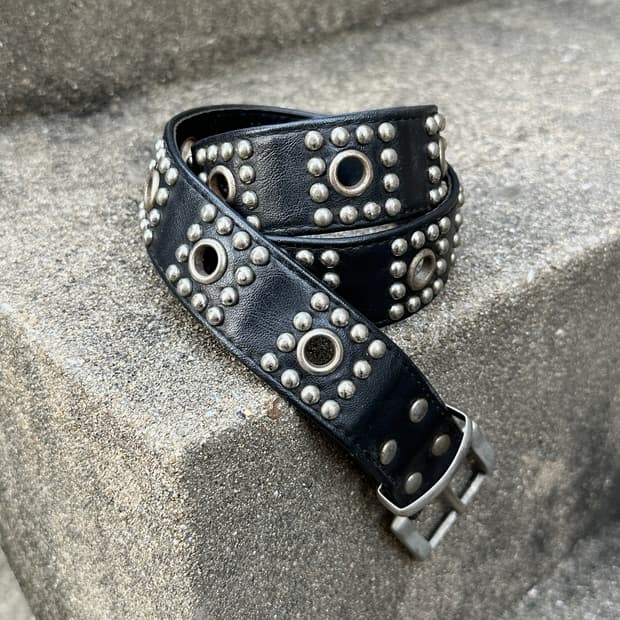 Vintage stud belt bracelet