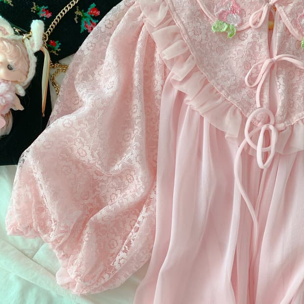 빈티지 파자마 나이트드레스 미국빈티지 빈티지로브