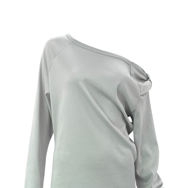 체메씨 보우 원숄더 롱슬리브