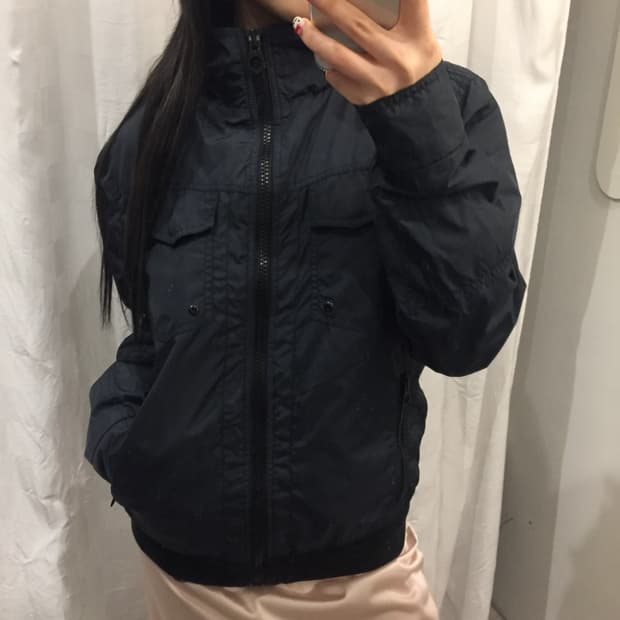 Buckaroo 버커루 고스펑크 고딕 히든 후드 봄버자켓