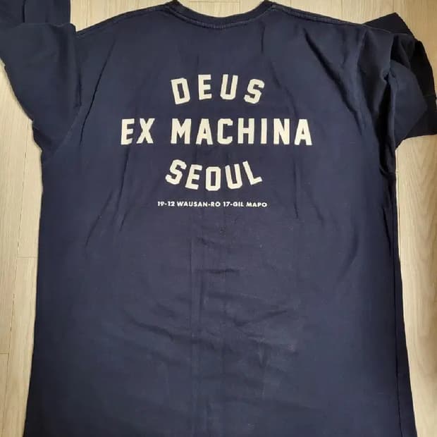 데우스 엑스 마키나 롱슬리브 긴팔 네이비 xxl