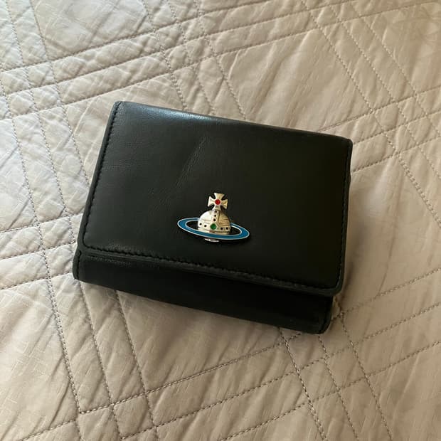 비비안웨스트우드 블랙 반지갑 Vivien Westwood Black