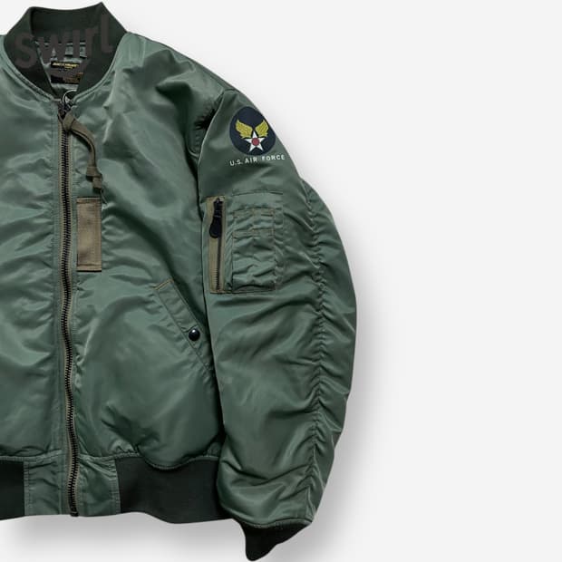 🌊Bronson Ma-1 Wool Pile jacket