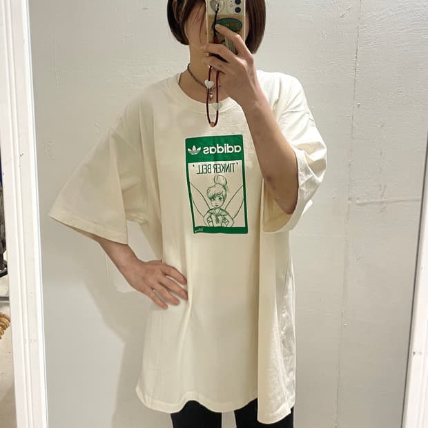 아디다스 x 디즈니 팅커벨 티셔츠