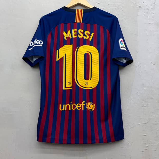 나이키 18-19 FC 바르셀로나 홈 리그.ver No.10 리오넬 메시