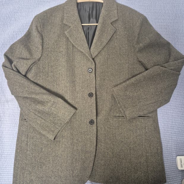 에잇세컨즈 울 블렌디드 헤링본 자켓(100)