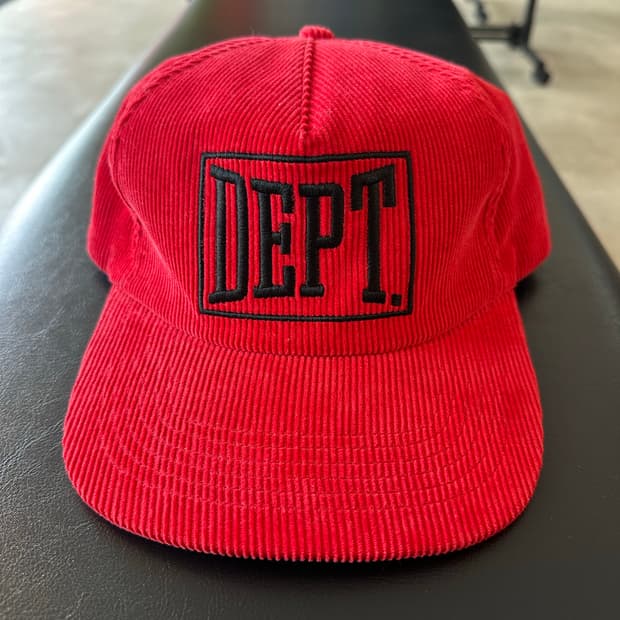 갤러리디파트먼트 짐 로고 코듀로이 모자