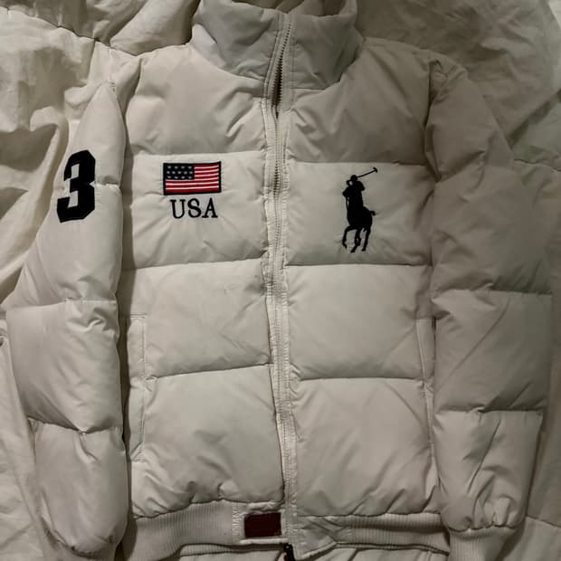 폴로 빅포니 USA 패딩 M