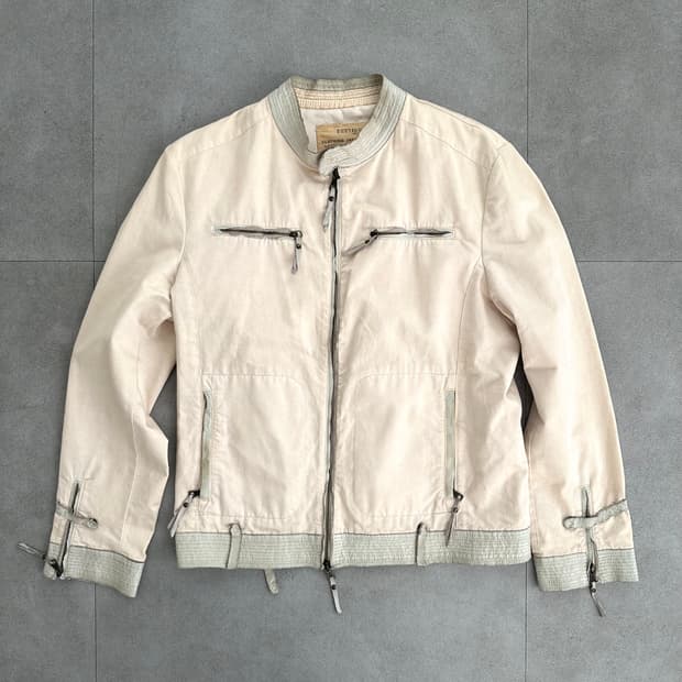 Preview 이탈리 워싱 코튼 레더 집업자켓