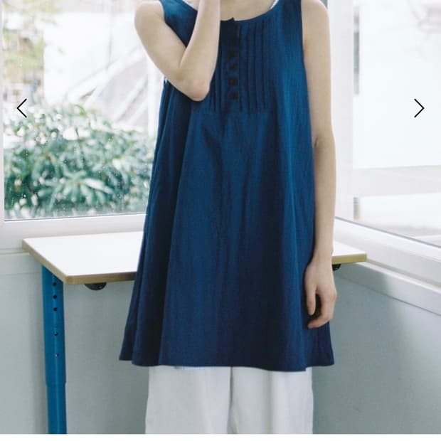 오헤시오 레이어드 미니 드레스 블루 