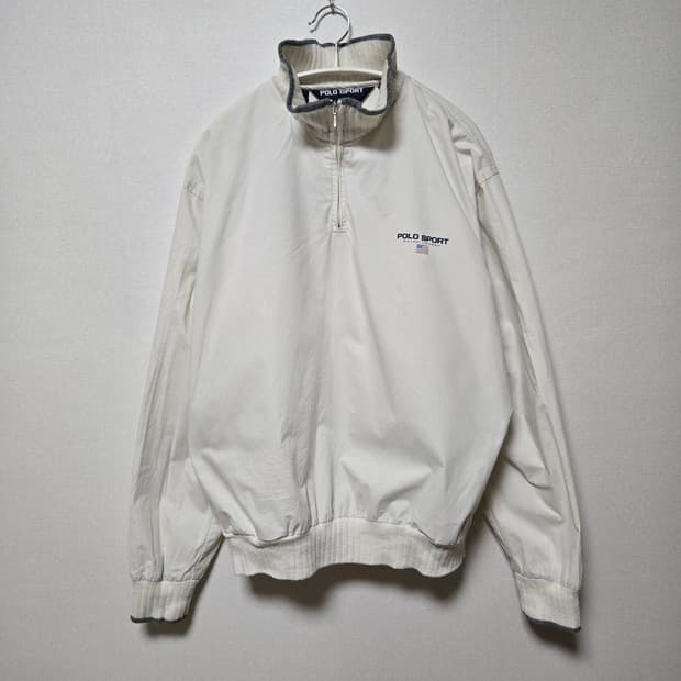 폴로스포츠 올드스쿨 반집업 웜업 / 남성 맨투맨/ 남성 웜업