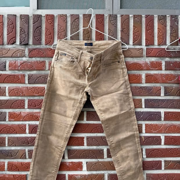 폴로 랄프로렌 워싱 베이지 팬츠