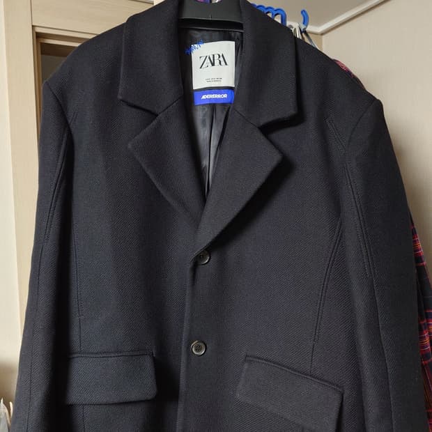 [S] 자라 아더에러 2차 콜라보 블랙 오버핏 코트