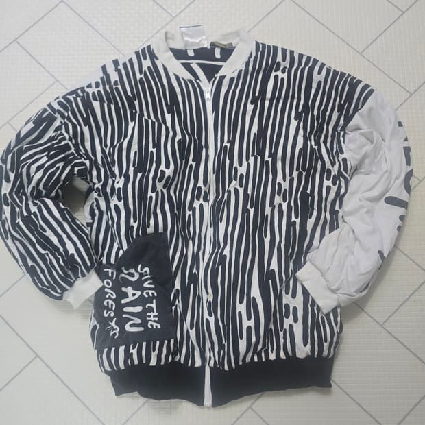 빈티지 양면 지브라패턴 자켓(105~110)