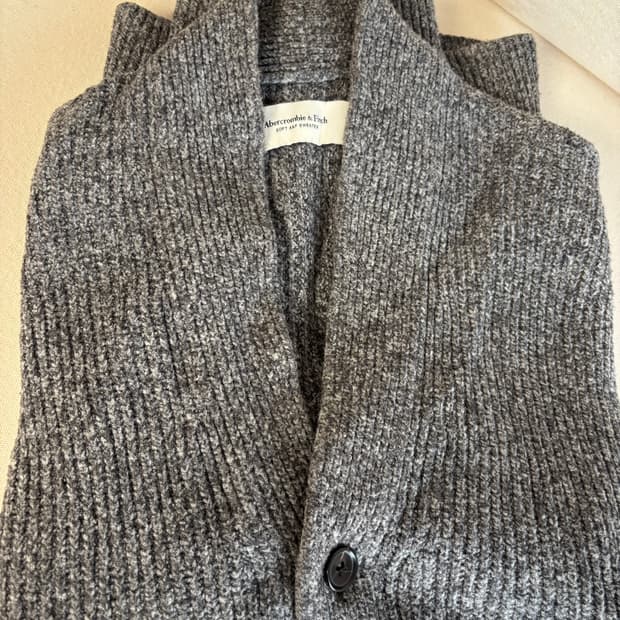 아베크롬비 소프트 니트 가디건 XL 