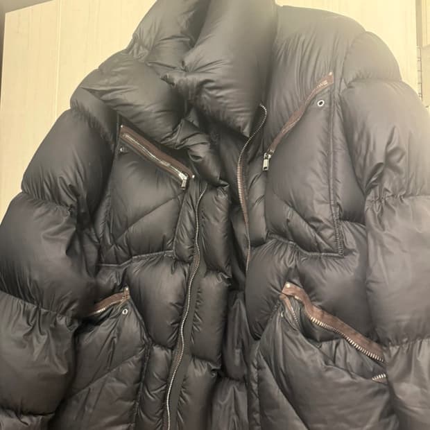 20fw 릭 오웬스 다운 패딩