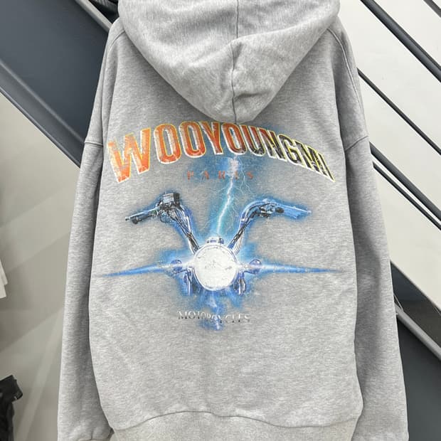 우영미 20FW 모터사이클 ver.2 후드티셔츠