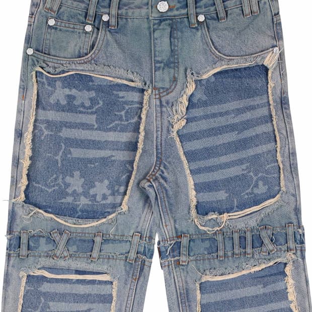 Racer worldwide 워싱 liberty 데님 팬츠
