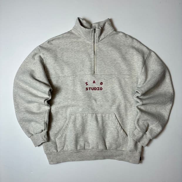 아이앱스튜디오 하프 집 풀오버 맨투맨 PN9327