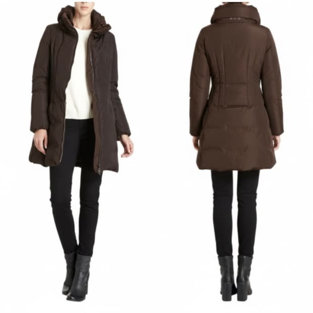 몽클레어 RENNE 하이넥 롱패딩 55~66