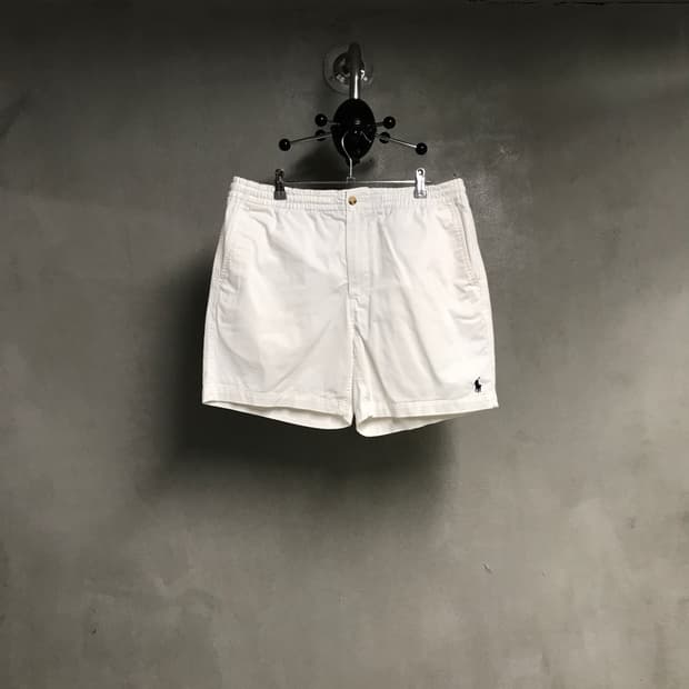 폴로 랄프로렌 QR 포니 반바지 화이트 L