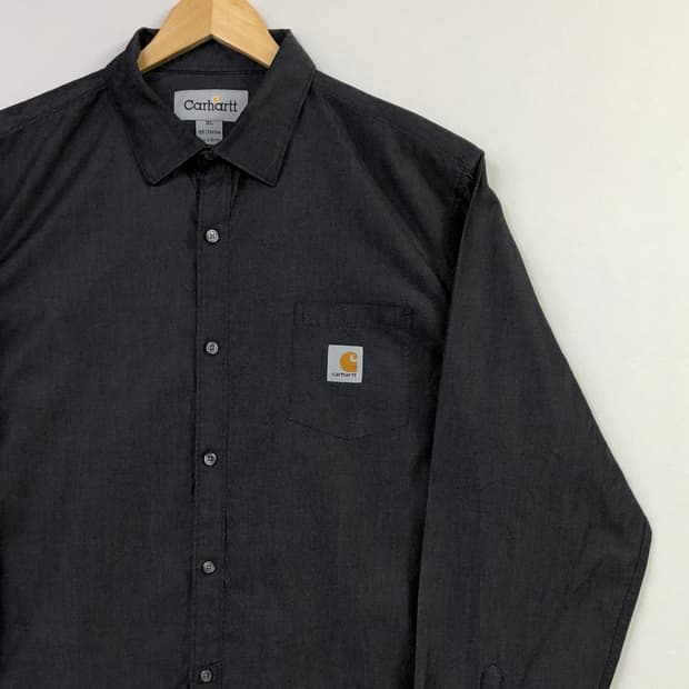 XL 칼하트 블랙 데님 셔츠