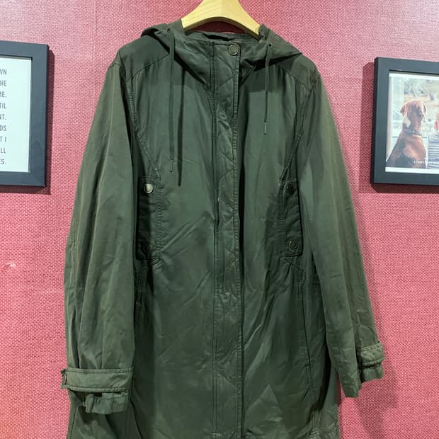 아메리칸 이글 카키 후드 야상 M