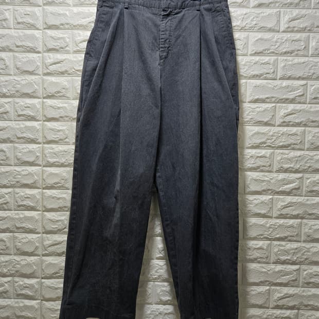 딥하우스 벌룬핏 핀턱 와이드팬츠 34