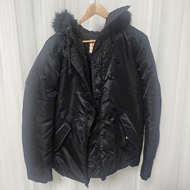 리바이스 후드 퍼 패딩M