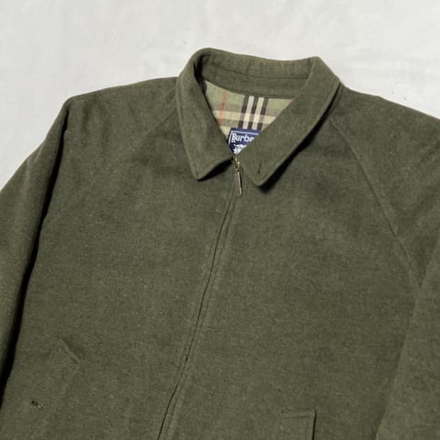버버리 울 바라쿠다 자켓