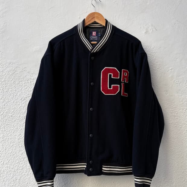 폴로 챕스 90s CRL 바시티 자켓