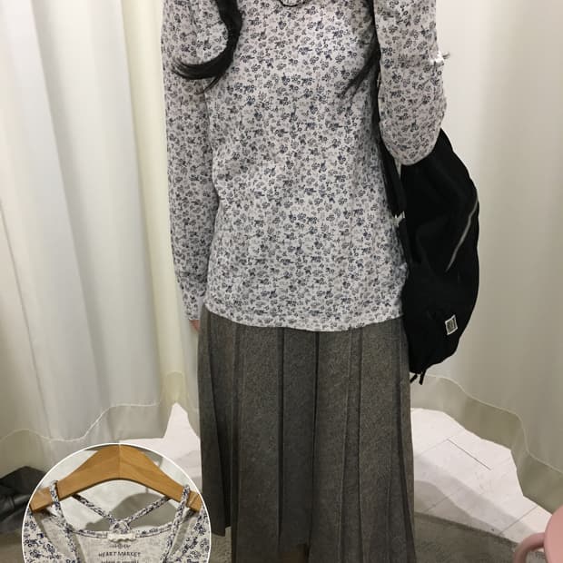 모리걸 잔꽃 롱슬리브