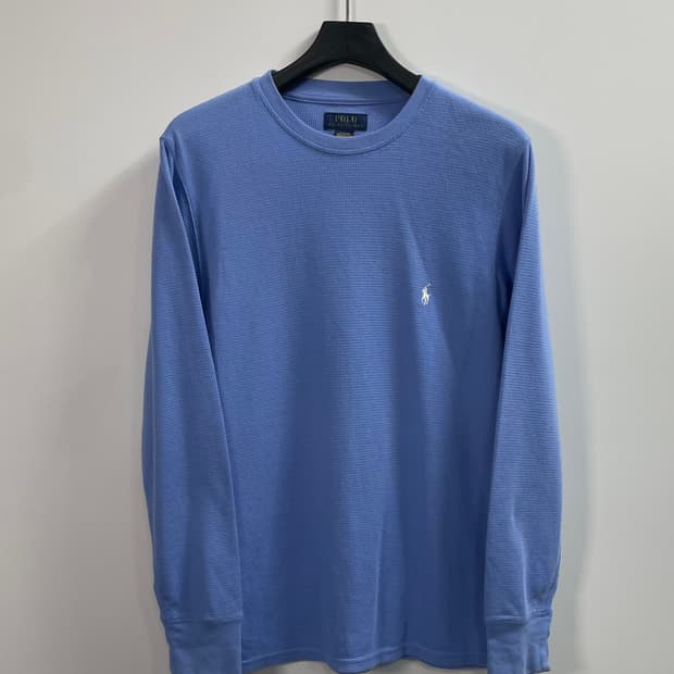 폴로 랄프로렌 스카이블루 와플티 (on.09)  